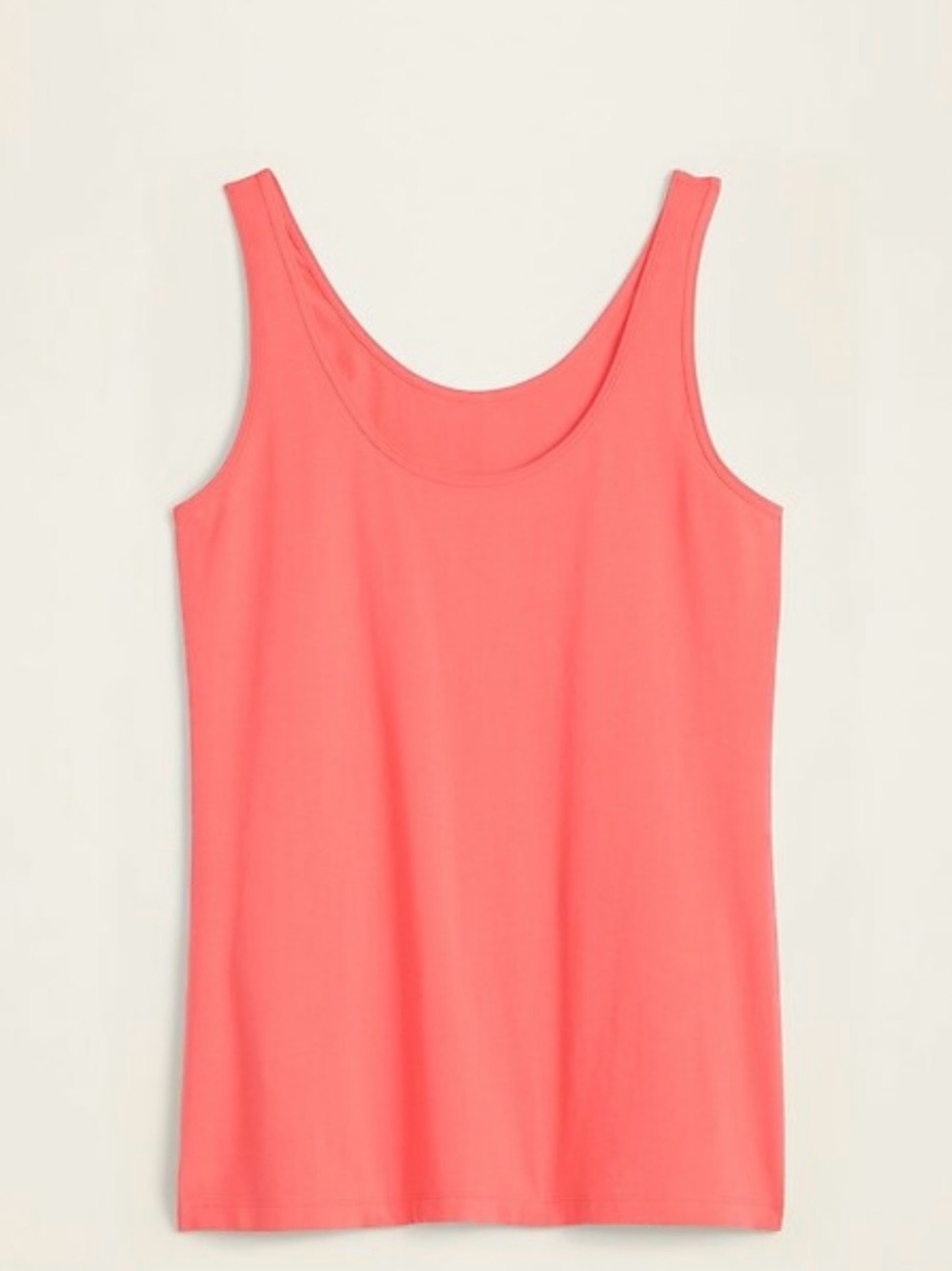Old Navy Coral Scoop Neck Tank Top
